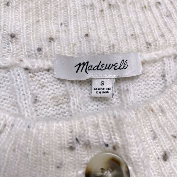 MADEWELL Wool Blend Bowden Henley Sweater in Coziest Yarn Size Small - Picture 7 of 7
